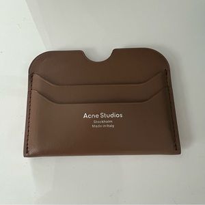 Acne Studios Brown Card Holder